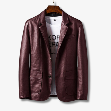 HARVEY | FAUX LEATHER JACKET