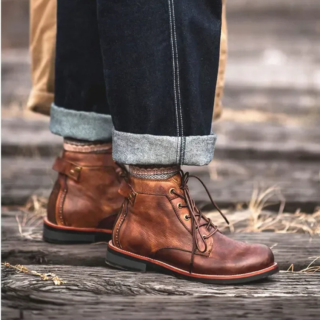 HENRY | LEATHER WORK BOOTS