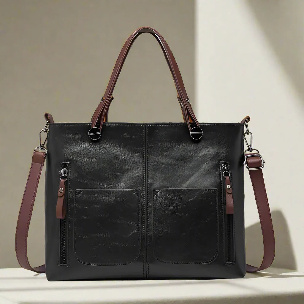 CLARA™ - LEATHER SHOULDER BAG