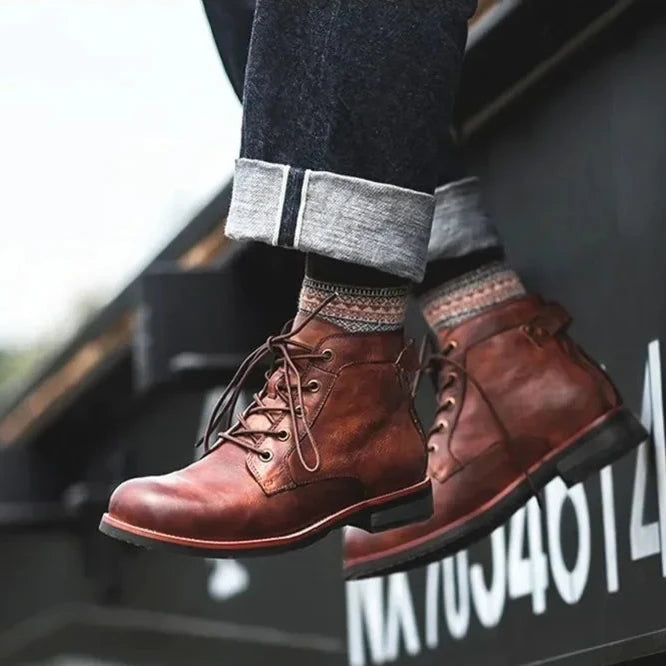 HENRY | LEATHER WORK BOOTS