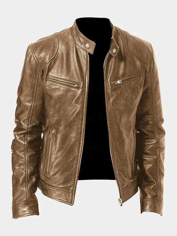 JAMES | CASUAL LEATHER JACKET