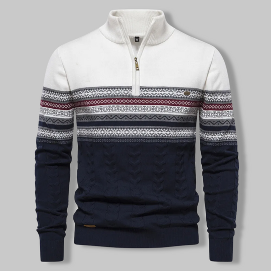 HARRISON | QUARTER ZIP SWEATER