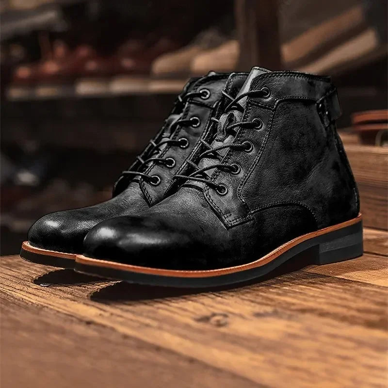 HENRY | LEATHER WORK BOOTS