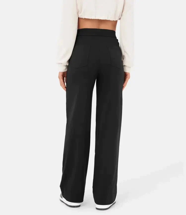 VALENTINA - HIGH-WAISTED ELASTIC CASUAL PANTS